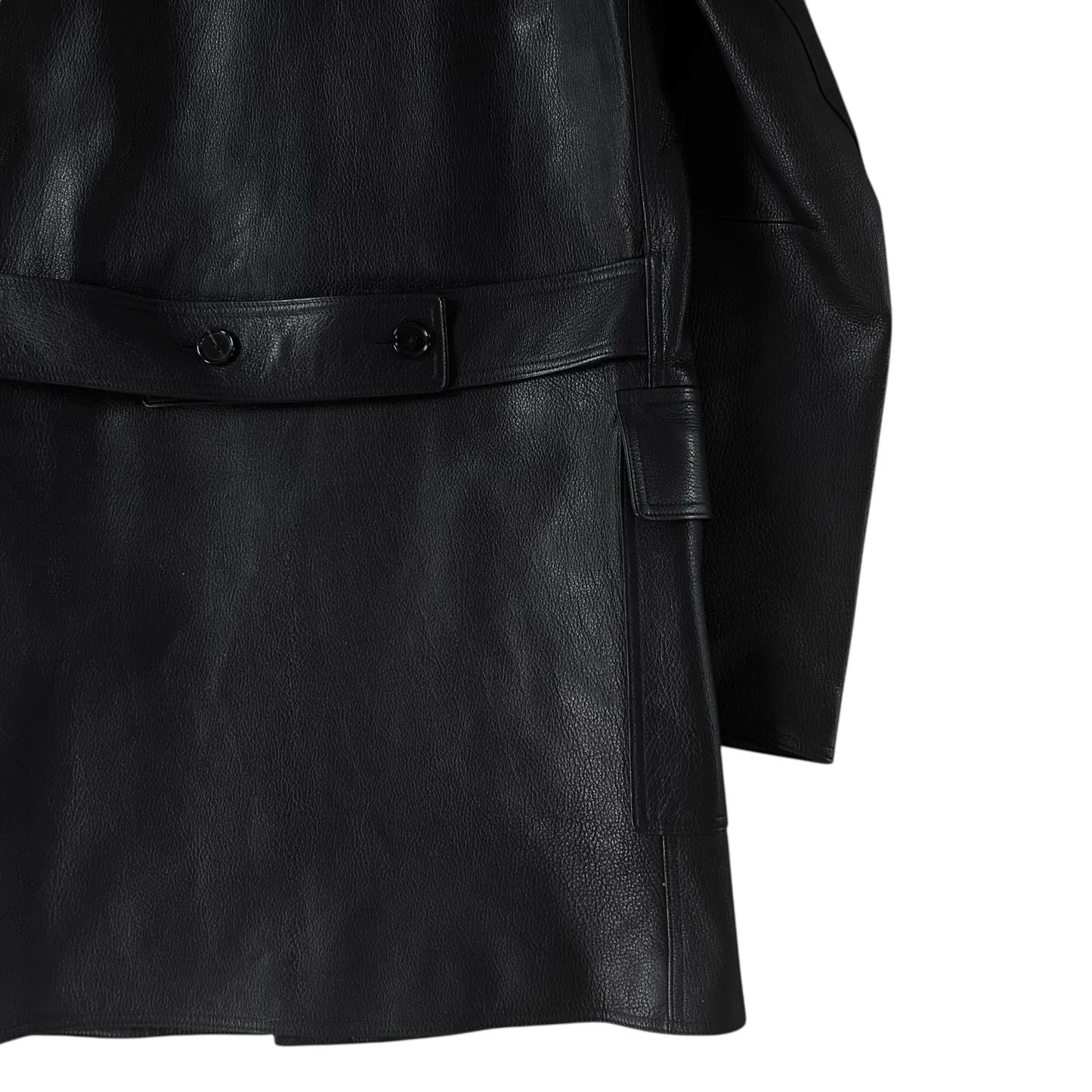Jil Sander Multi Strap Leather Parka - AW14