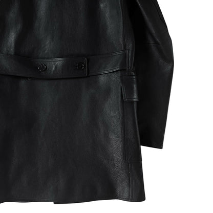 Jil Sander Multi Strap Leather Parka - AW14