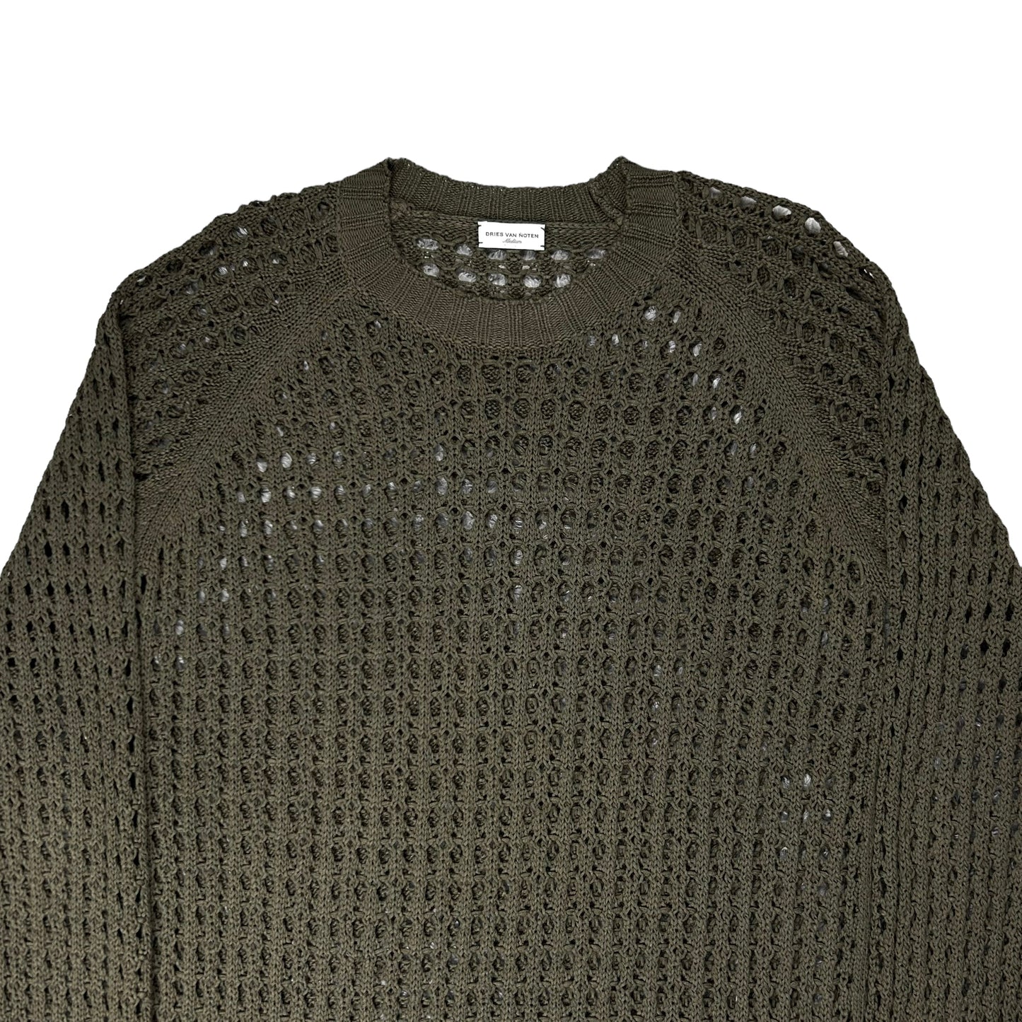 Dries Van Noten Open Fisherman Knit Sweater