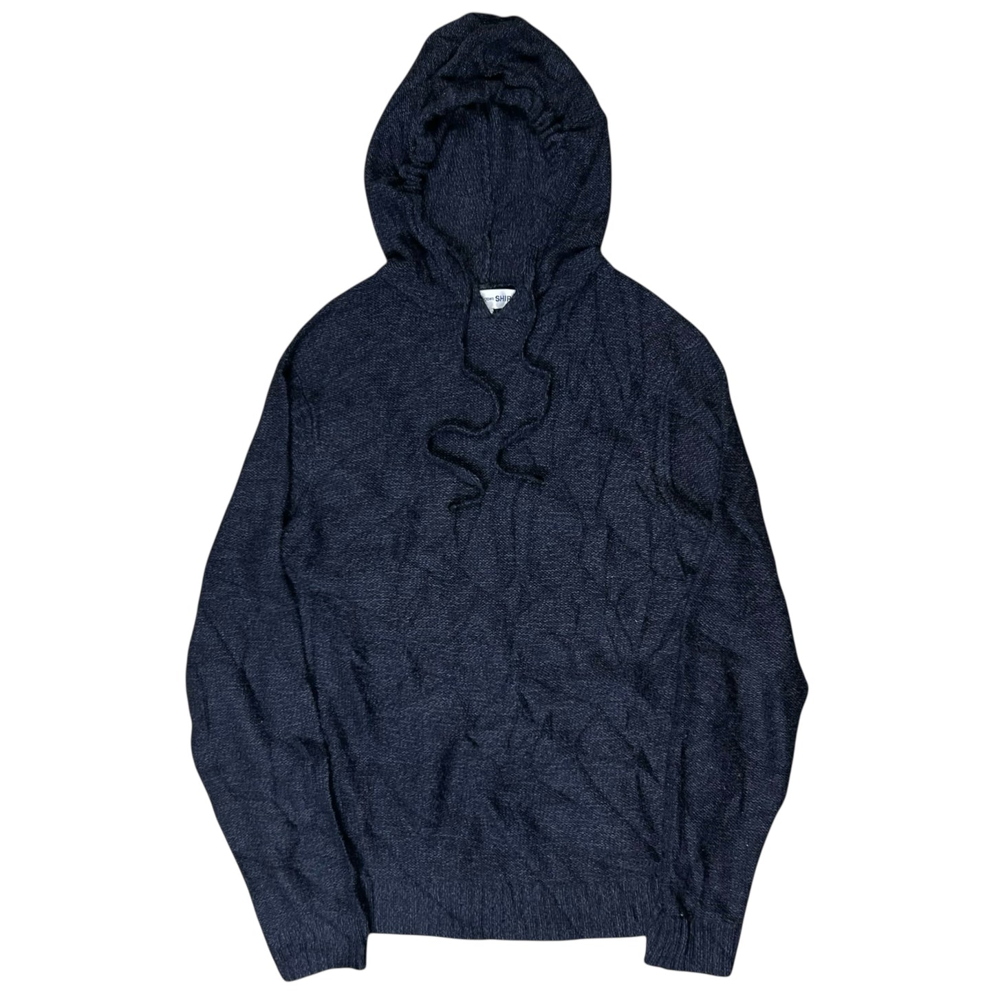 Comme des Garcons Shirt Wrinkled Knit Hoodie