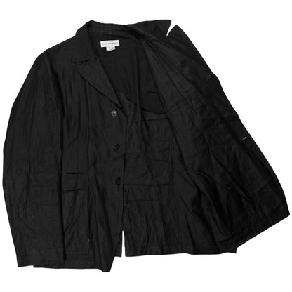 Dries Van Noten Overdyed Linen Blazer - 00s
