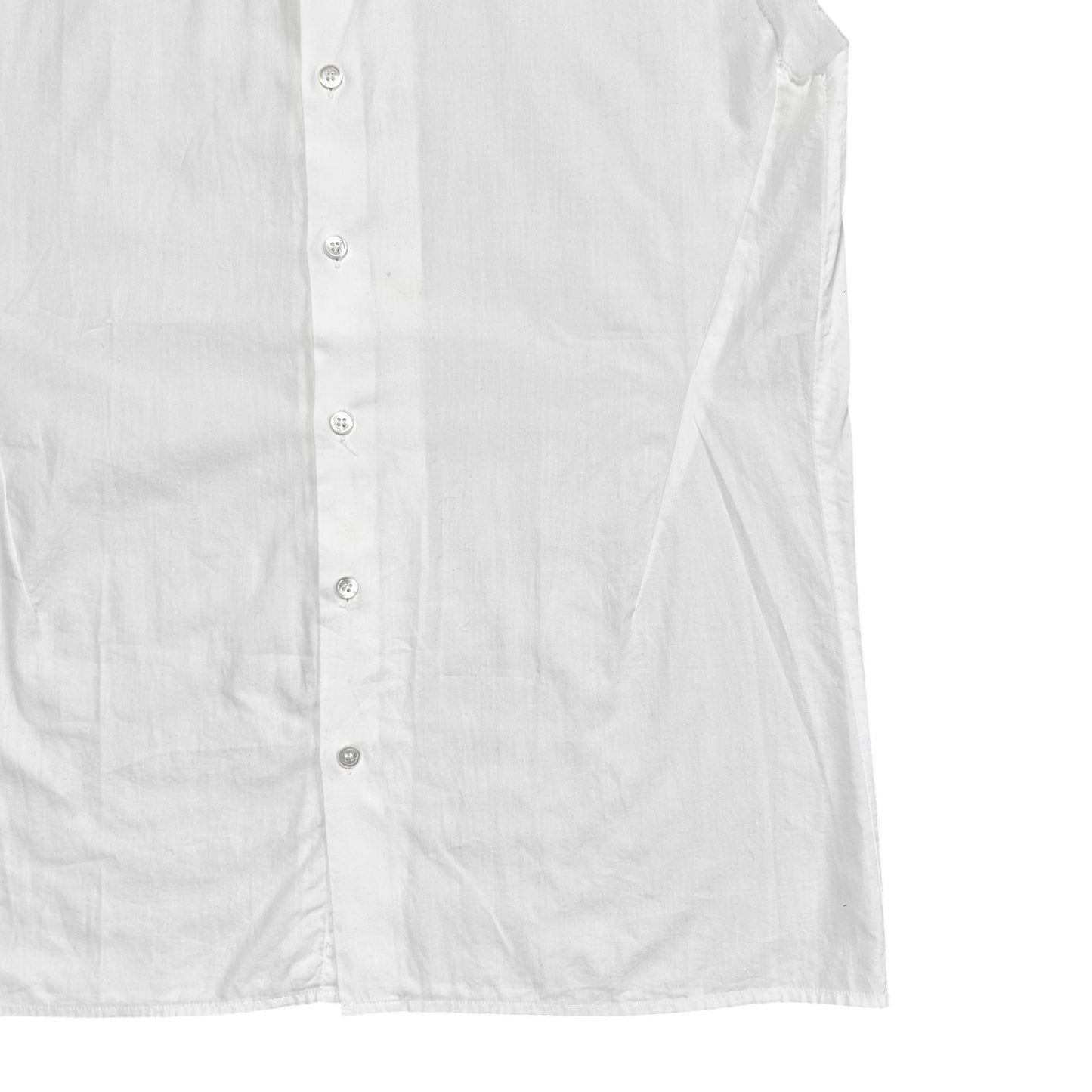 Raf Simons Sleeveless Pleated Shirt - SS99