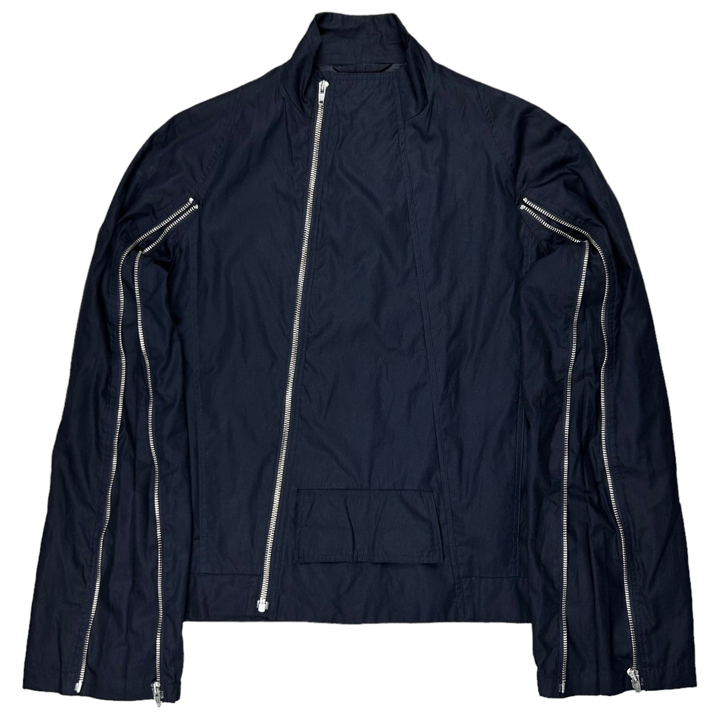 Raf Simons Cropped Sleeve Zip Bomber Jacket - SS08 – Vertical Rags