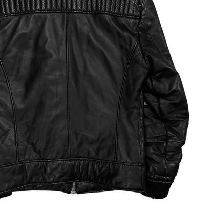 Dirk Bikkembergs Padded Moto Bomber Jacket