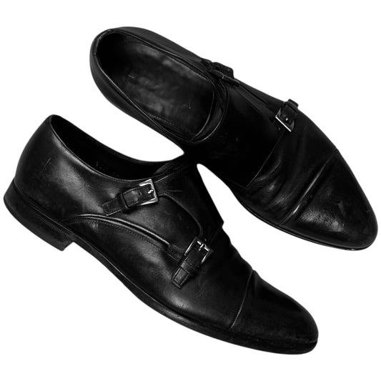 Prada Dual Monk Strap Derbies