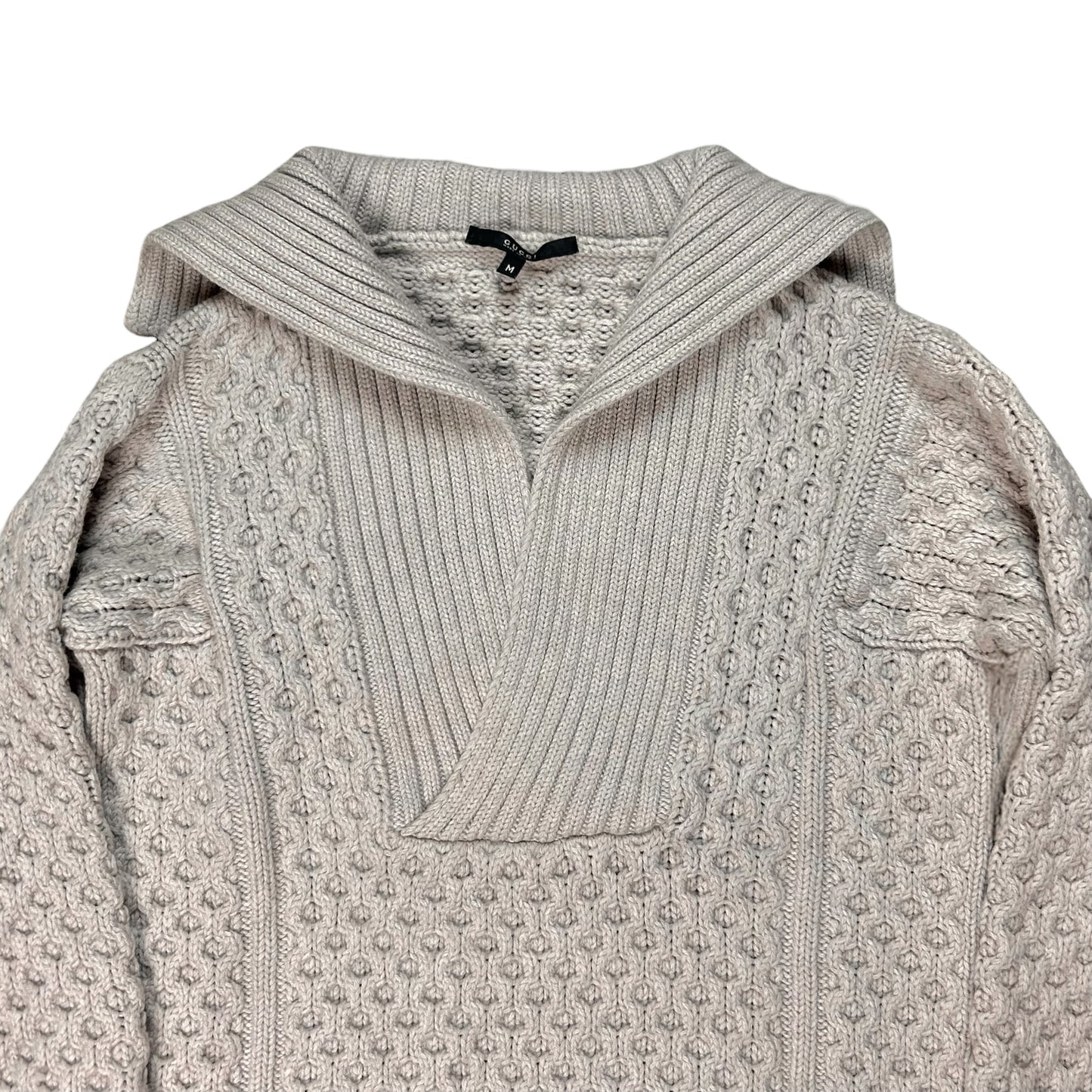 Gucci by Frida Giannini Shawl Collar Cable Knit - AW10
