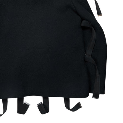 Walter Van Beirendonck Bondage Seatbelt Fur Scarf Jacket - AW19
