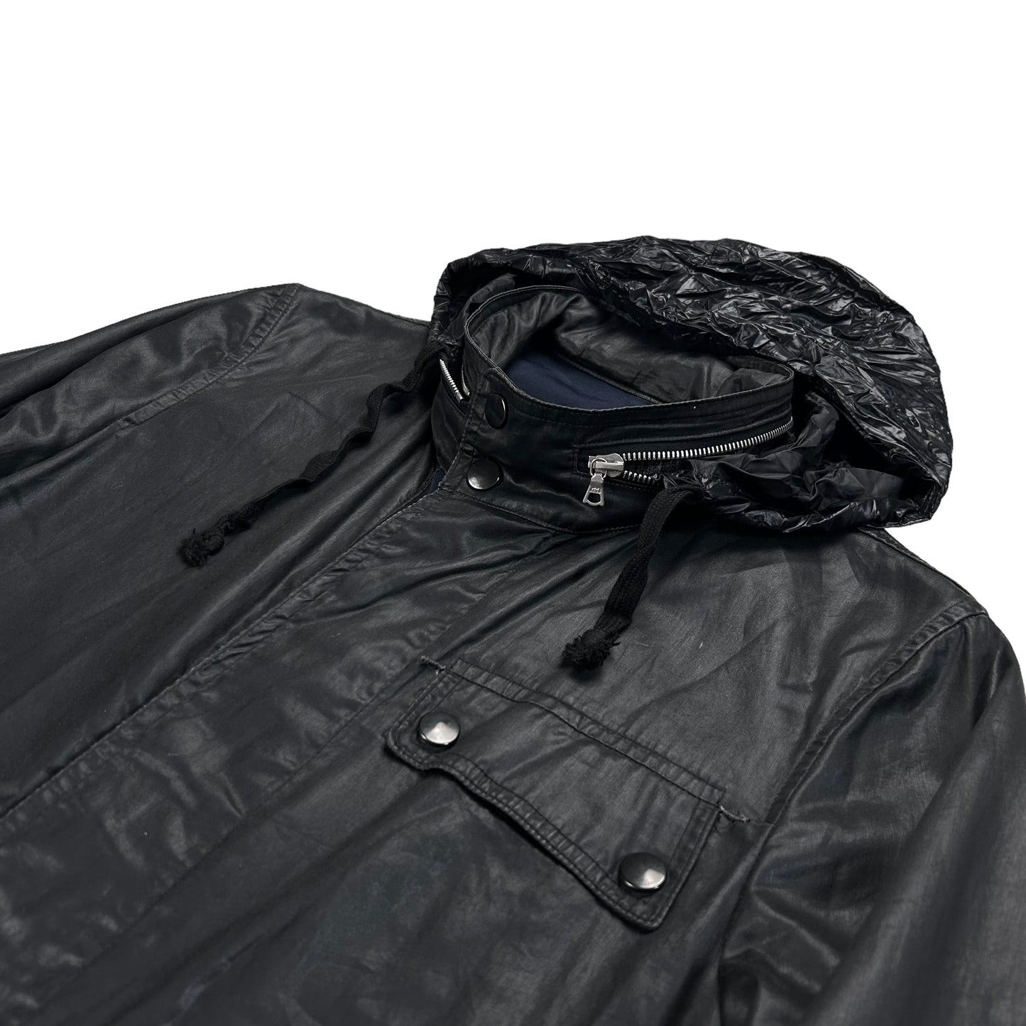 Dries Van Noten Bi-Color Leather Moto Jacket - SS12