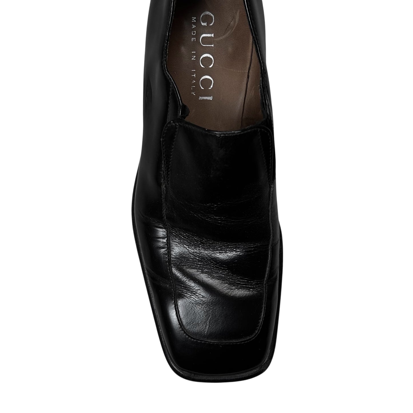 Gucci by Tom Ford G-Stud Square Loafers
