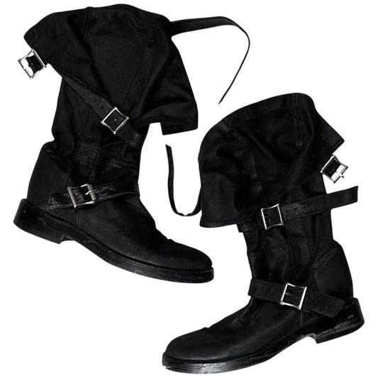 Ann Demeulemeester Triple Belt Pirate Boots - SS03