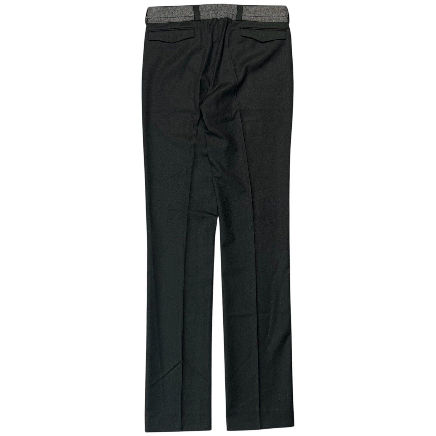 Dior Homme Contrast Waistband Brushed Cashmere Trousers - AW12