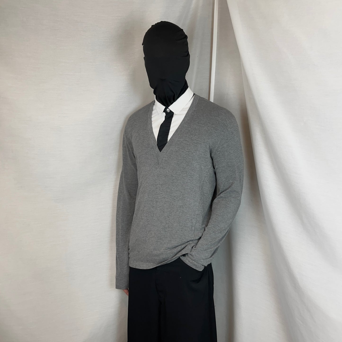 Dirk Bikkembergs Hybrid Button Up Tie Sweater