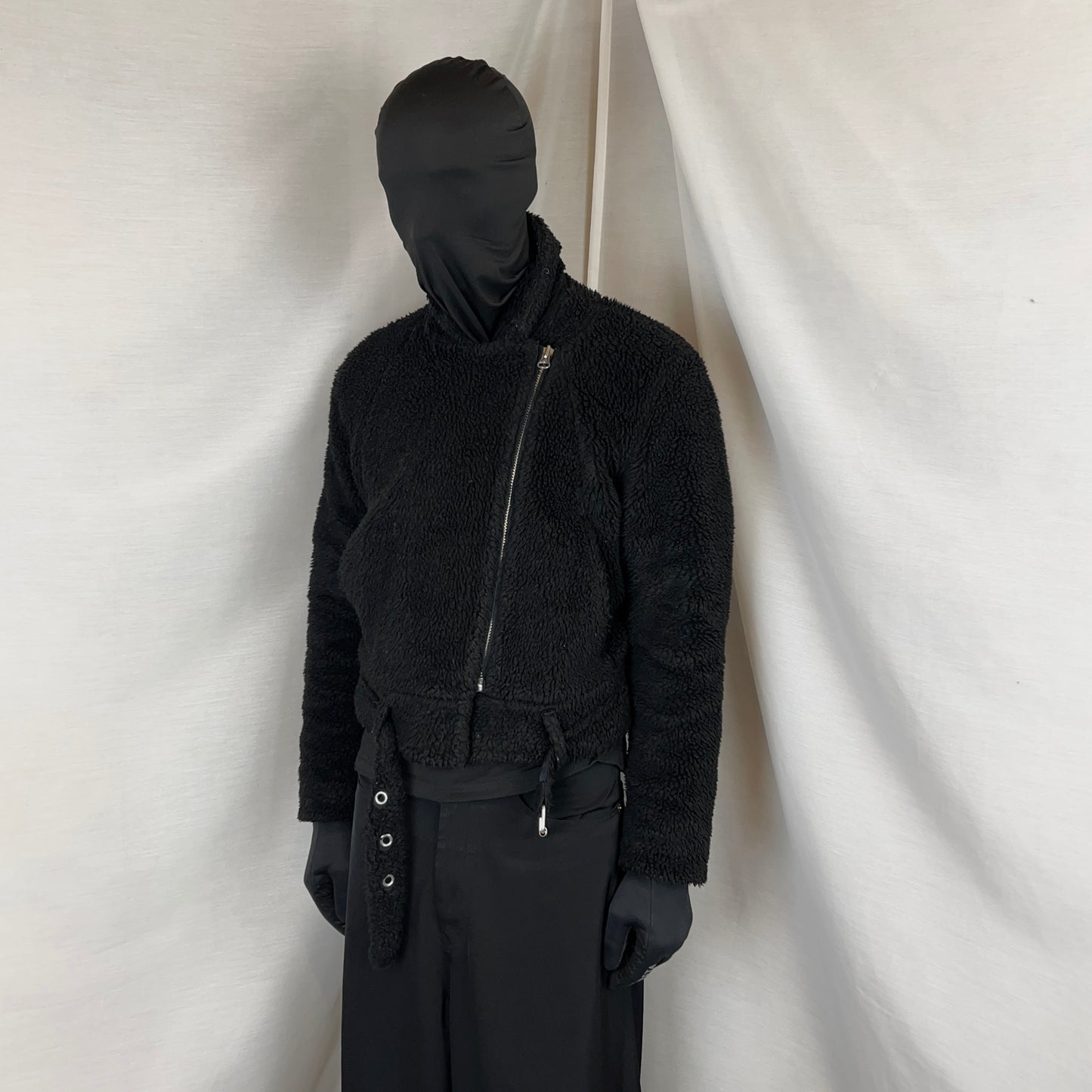 MM6 Maison Martin Margiela Belted Sherpa Bomber Jacket - AW15