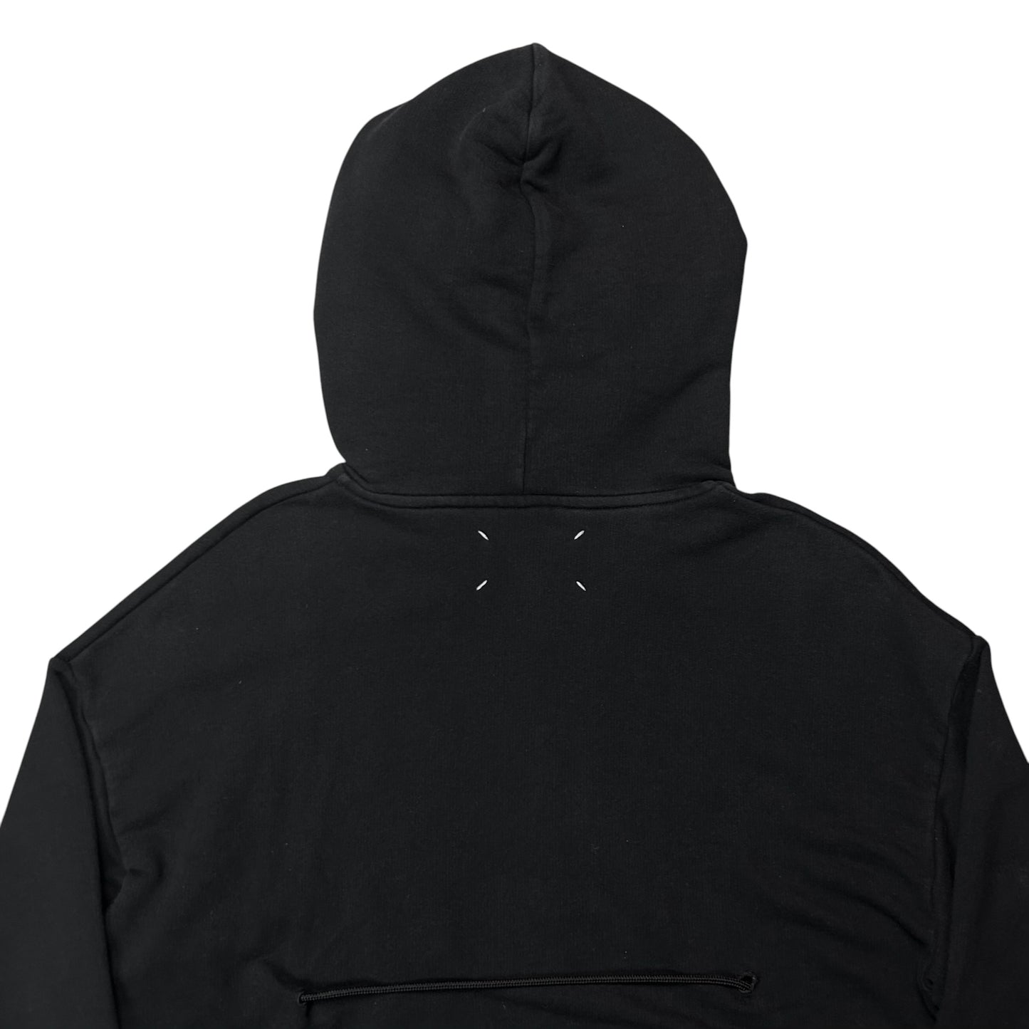 Maison Margiela Cropped Back String Hoodie - AW19