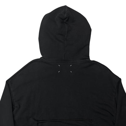 Maison Margiela Cropped Back String Hoodie - AW19