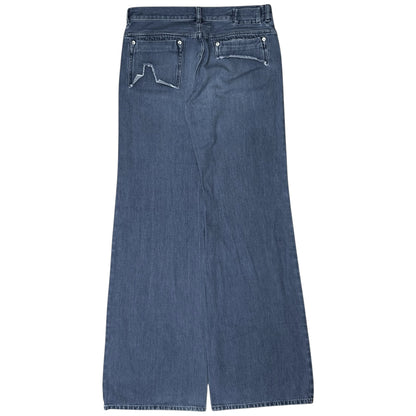 MM6 Maison Margiela Deconstructed Pocket Flared Jeans - AW16