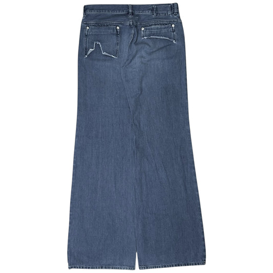 MM6 Maison Margiela Deconstructed Pocket Flared Jeans - AW16