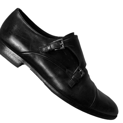 Prada Dual Monk Strap Derbies