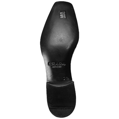Prada Stealth Square Toe Loafers