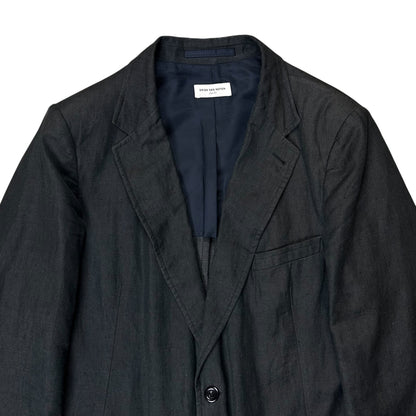 Dries Van Noten Slouchy Linen Blazer