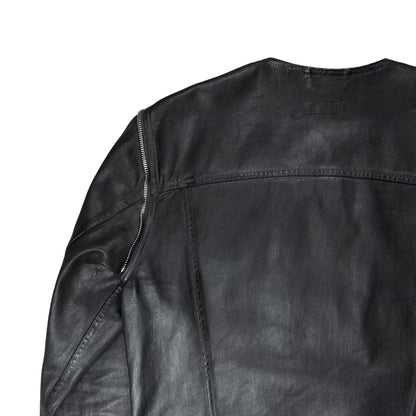 Dries Van Noten Waxed Zip Trucker Jacket - AW14