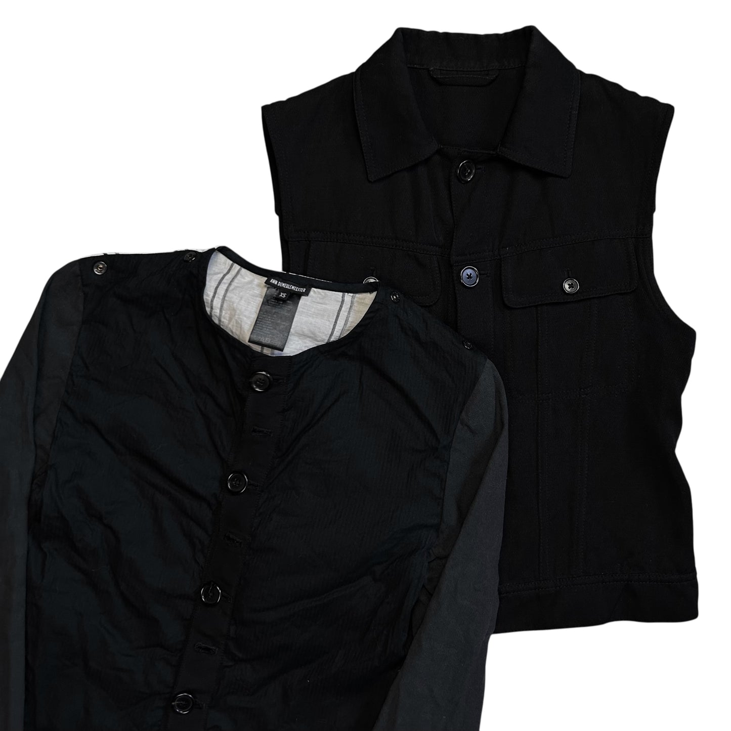 Ann Demeulemeester Transformable Trucker Jacket - SS16