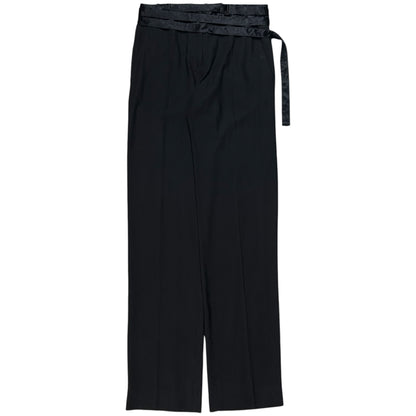 Ann Demeulemeester Dual Waistband Bondage Belt Trousers - AW04