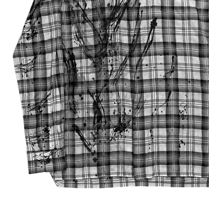 Kris Van Assche Paint Splatter Flannel Shirt - SS11