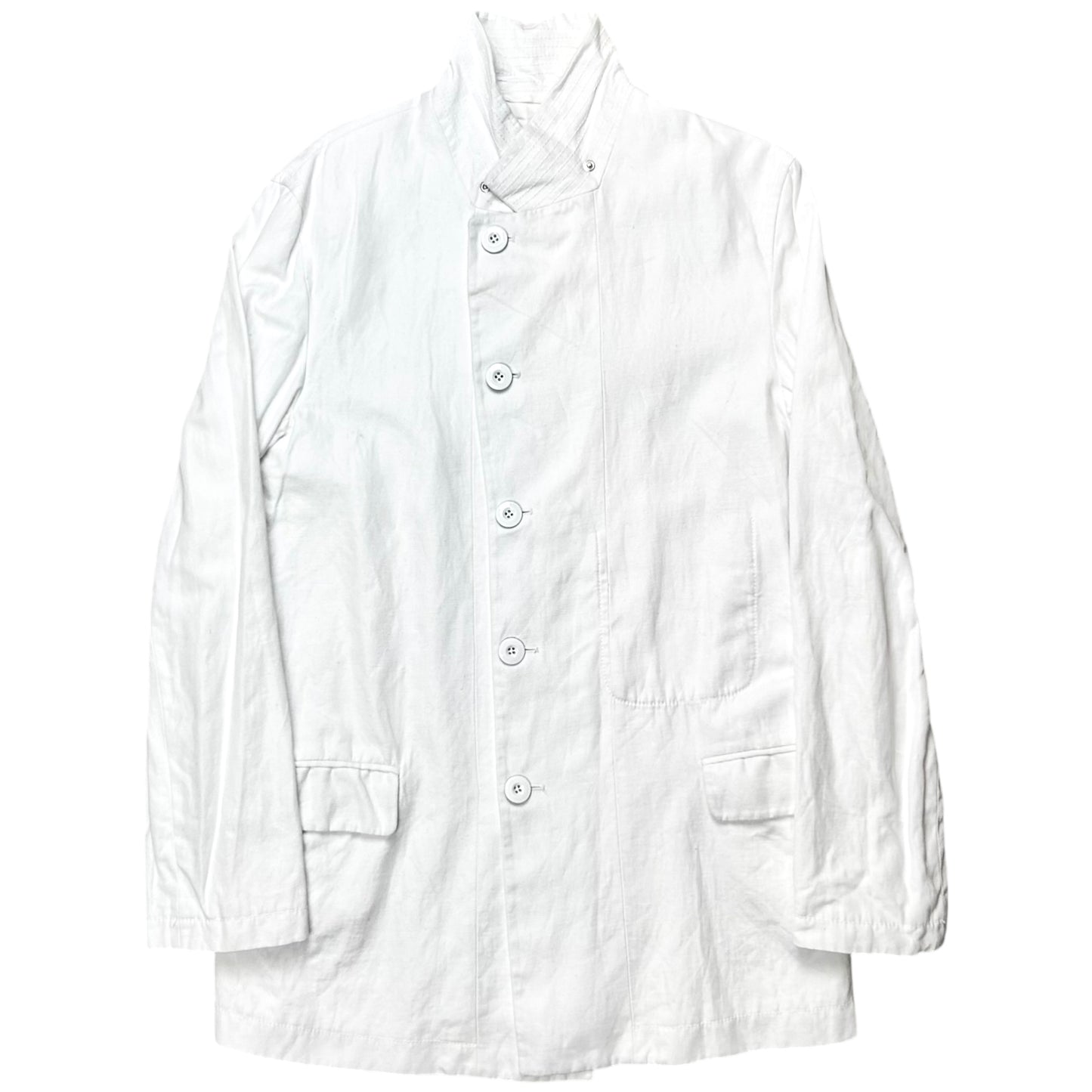 Ann Demeulemeester Hood Embroidered Field Jacket - SS14