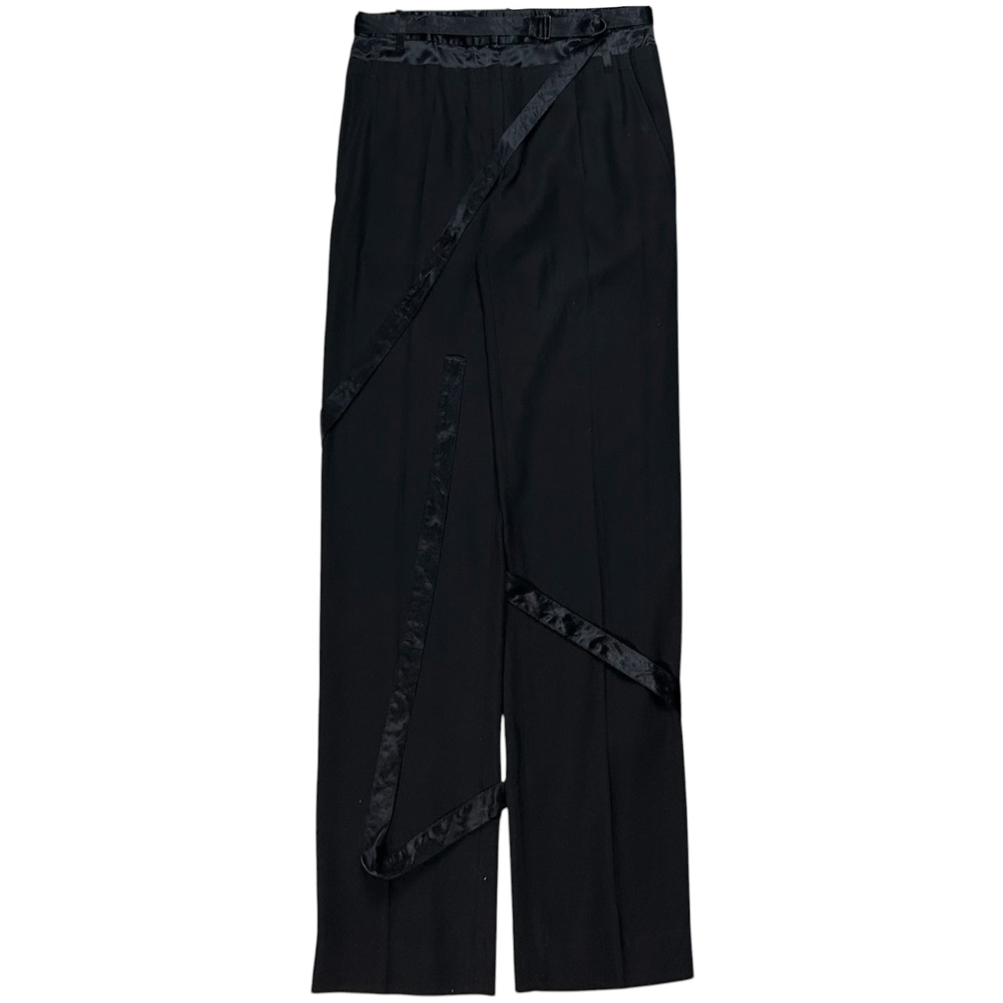 Ann Demeulemeester Dual Waistband Bondage Belt Trousers - AW04