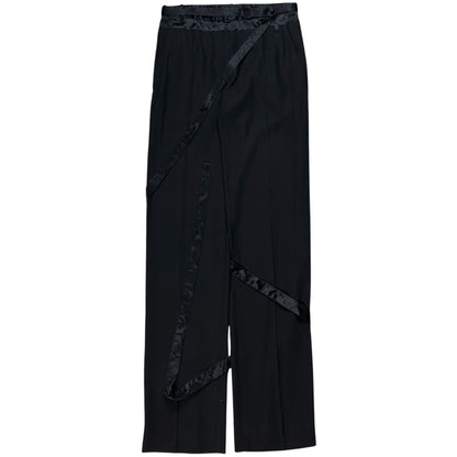 Ann Demeulemeester Dual Waistband Bondage Belt Trousers - AW04