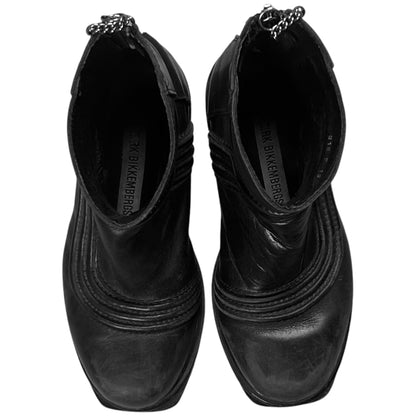 Dirk Bikkembergs Metal Heel Moto Boots - AW98