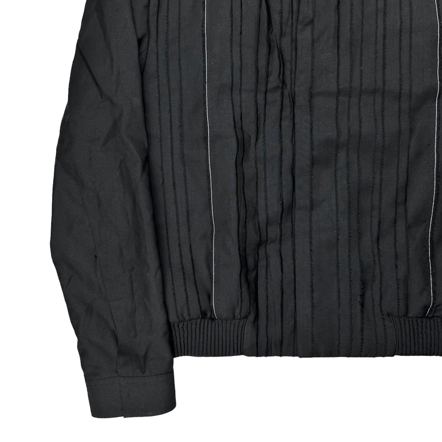 Dior Homme Fringed Plissee Layer Bomber Jacket - SS12