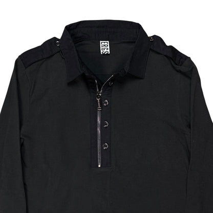 Dirk Bikkembergs Half Zip Military Button Top - AW10