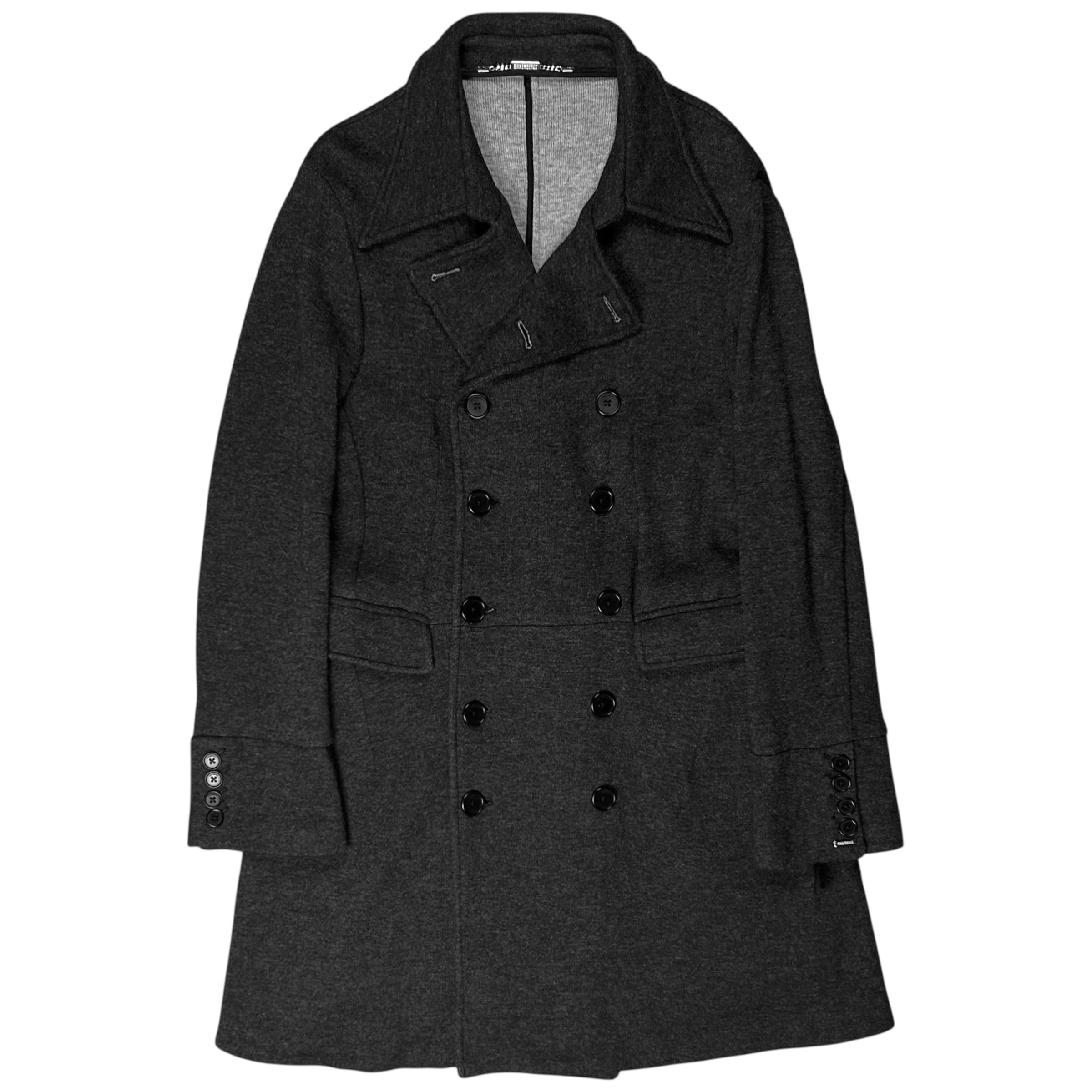Dirk Bikkembergs 00’s long coat Dirk Bikkembergs Victorian Multi Button Wool Coat - AW10