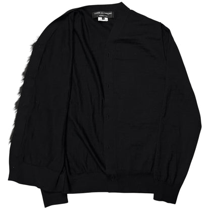 Comme des Garcons Homme Plus Faux Fur Placket Cardigan - AW10