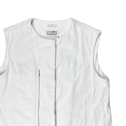 Maison Martin Margiela Cropped Detachable Scarf Vest