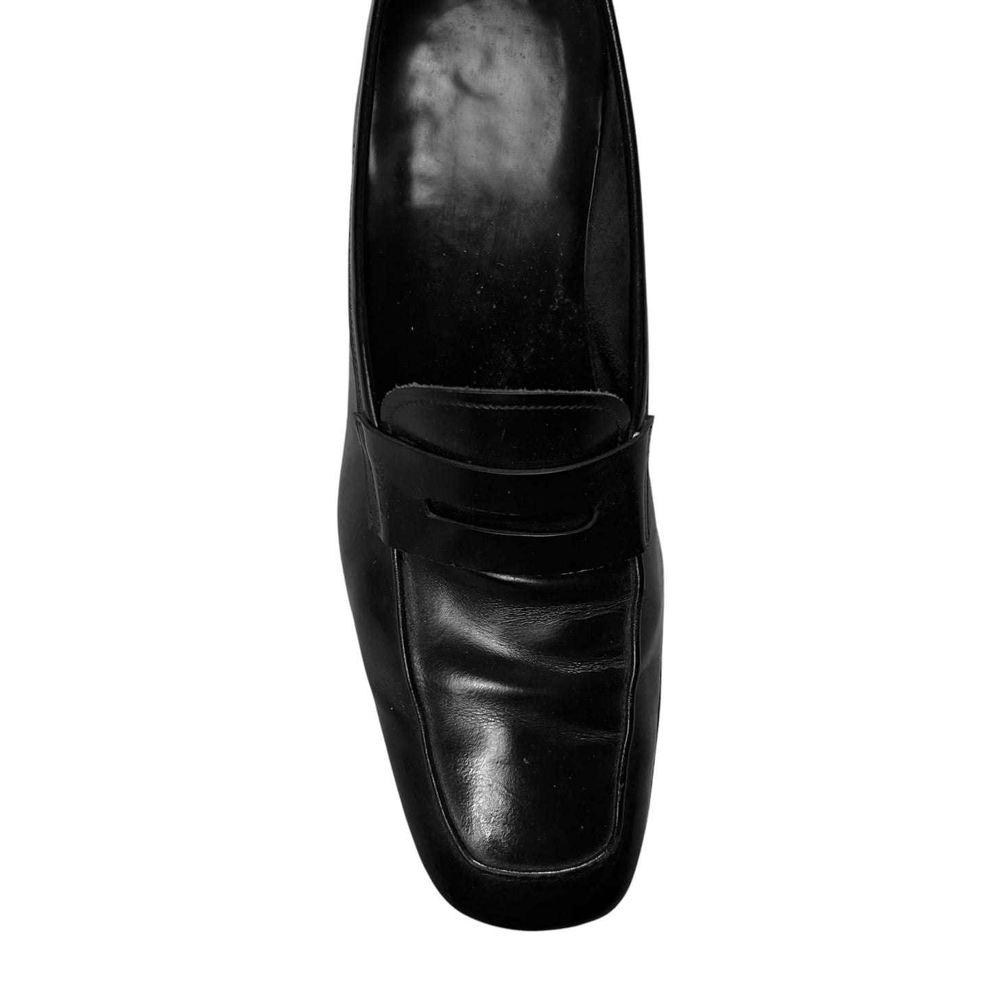 Prada Squared Slip On Penny Loafers