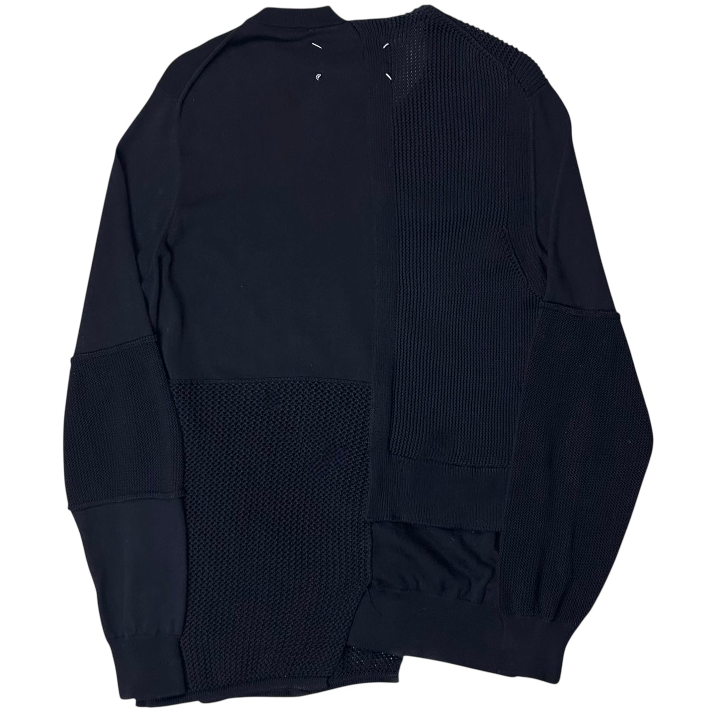 Maison Margiela Patchwork Dual Texture Sweater - SS16