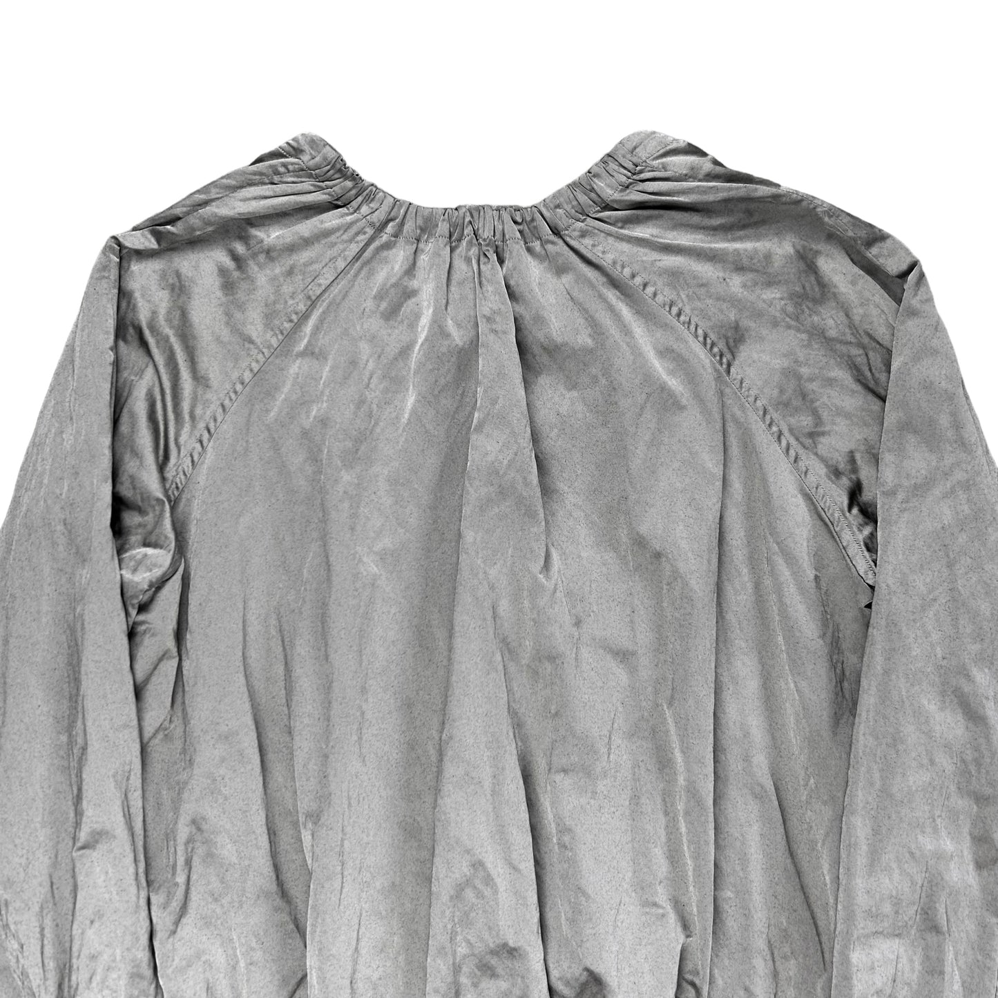 Dries Van Noten Metallic Cinched Drawstring Bomber Jacket