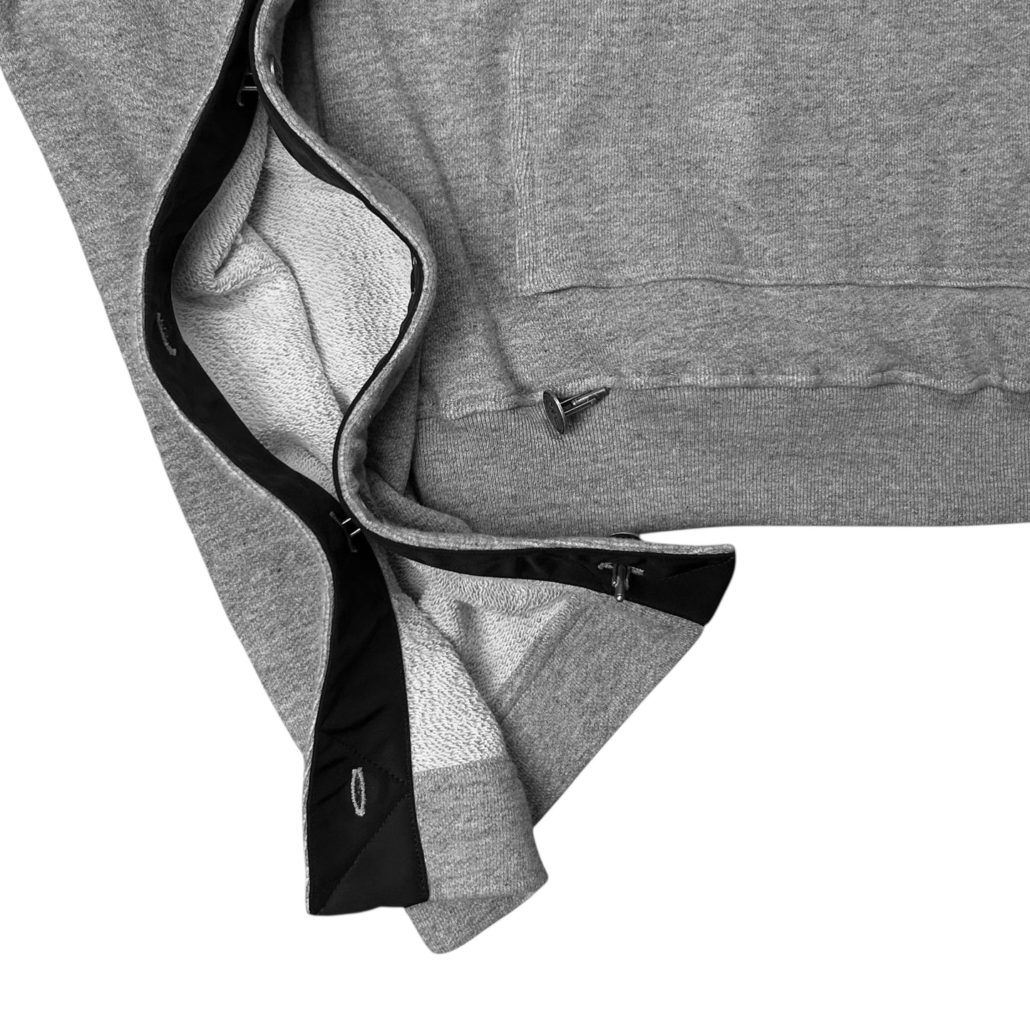 Y/Project Extended Sleeve Button Hoodie - SS17