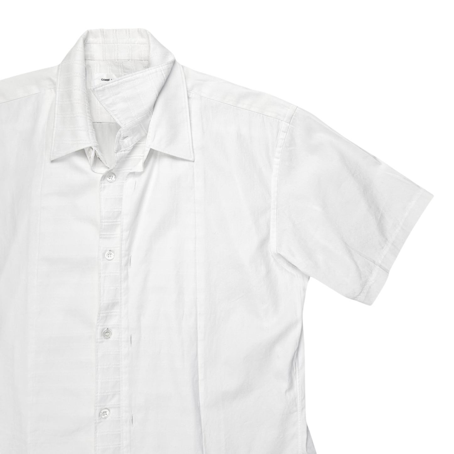 Comme des Garcons Shirt Double Layered Short Sleeve Shirt