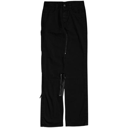 Dirk Bikkembergs Datchable Leather Cargo Pocket Pants