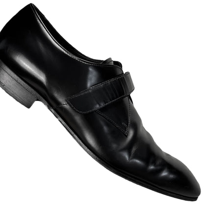 Prada Velcro Monk Strap Derbies