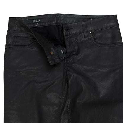 Gucci by Frida Giannini Studded Waxed Skinny Jeans - SS11