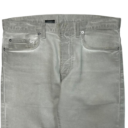 Dior Homme Silver Overdye Slim Jeans - SS06