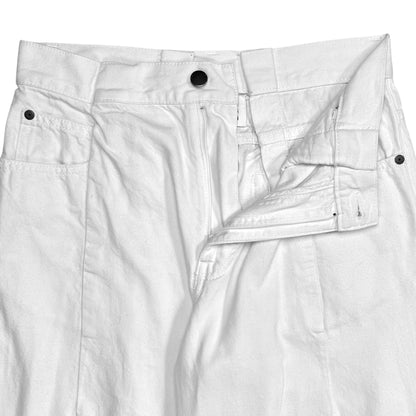 Maison Margiela Wide Deconstructed Waist Jeans - SS18