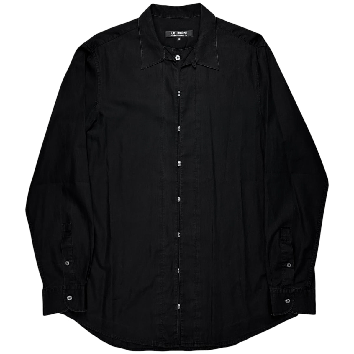 Raf Simons Layered Button Row Shirt - AW06 – Vertical Rags