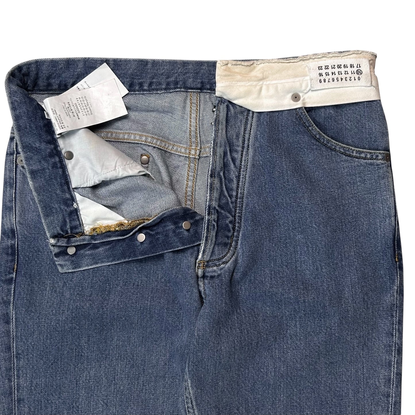 Maison Margiela Deconstructed Waist Jeans - AW18