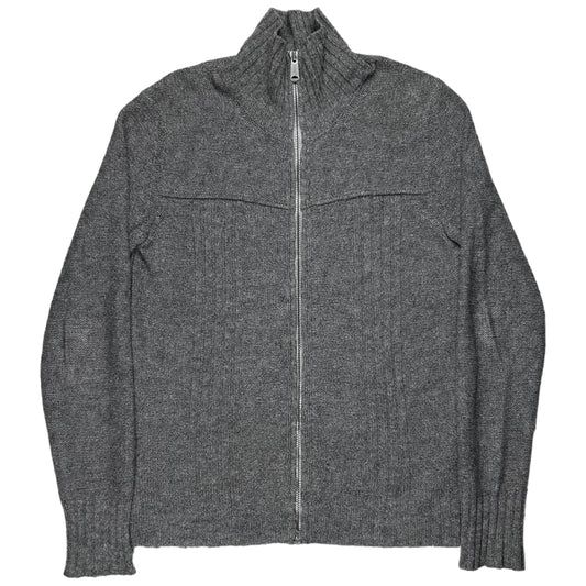 Dior Homme Ridged Wool Zip Sweater - AW06